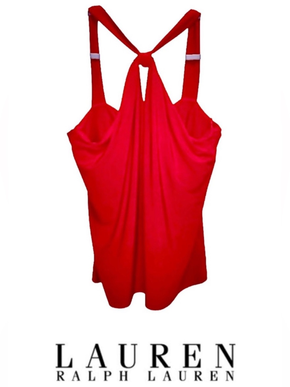 LAUREN Ralph Lauren Red Halter Top